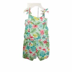 Little Me Baby Girl Floral Romper Sz 12 M